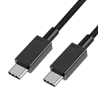 Kabel Pengisian Cepat Rapid Smart USB-C Tipe 5A, Nilon Kepang TPE 100W PD Kecepatan Tinggi Tahan Lama untuk Printer
