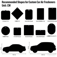 Tablettes de parfum solides pour voiture, style dessin animé irrégulier créatif, parfum léger et éliminateur d'odeurs, désodorisant pour l'intérieur de la voiture