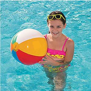 Große Strand bälle für Kinder, 39 "Pools pielzeug Aufblasbare Strand bälle-Verdickte Regenbogen farbe mit hoher Luftdicht heit, Strands pielzeug für Erwachsene - Product Image 3