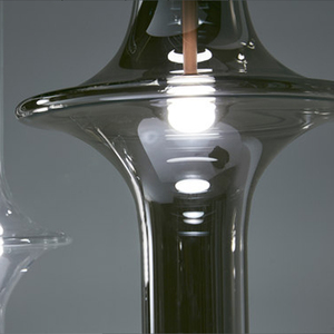 Lustre suspendu d'intérieur de forme allongée en gros, élégant luminaire suspendu en forme de lanterne, blanc chaud, économie d'énergie, fer et <span class=keywords><strong>verre</strong></span> pour la maison - Product Image 2