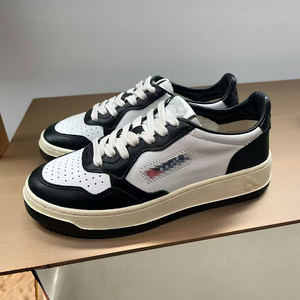 <span class=keywords><strong>Scarpe</strong></span> Casual Unisex 2026 Nuova Tendenza Moda Autunno Bianco Nero <span class=keywords><strong>Suola</strong></span> Spessa <span class=keywords><strong>con</strong></span> Lacci in Vera Pelle Traspirante Estiva - Product Image 2