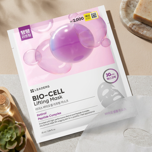 Masque facial en feuille LEADERS Biocell Collagen Lifting Hydratant Anti-âge 1 unité - Product Image 2
