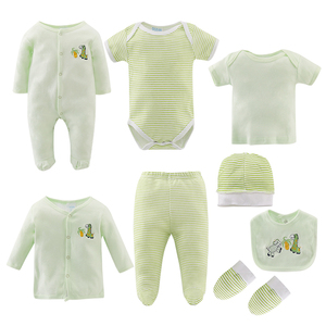 Ensemble de vêtements pour bébés garçons et filles, combinaison d'été en coton pour nouveau-nés, vente en gros - Product Image 4
