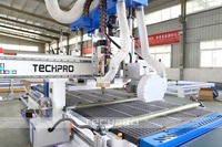 Mesa de carga y descarga automática eficiente, máquina de corte CNC, enrutador de madera para línea de producción de gabinetes de muebles de paneles de madera