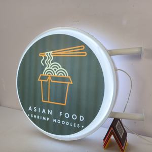 Logotipo de acrílico 3D de tamaño A4 de calidad personalizada, letrero de <span class=keywords><strong>letras</strong></span> <span class=keywords><strong>con</strong></span> iluminación frontal y retroiluminación, logotipo de tienda LED luminoso para uso en exteriores - Product Image 2