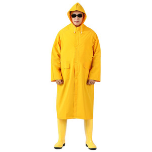 <span class=keywords><strong>Chubasquero</strong></span> de poliéster PVC resistente personalizado de fábrica para hombres <span class=keywords><strong>Chubasquero</strong></span> de PVC impermeable para trabajo al aire libre - Product Image 1