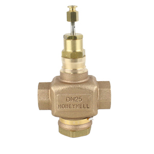 <span class=keywords><strong>Honeywell</strong></span> ban đầu 2 chiều hai chiều ren toàn cầu van v5011p2036 1 inch DN25 bspt PN20 đồng đỏ trong kho - Product Image 1
