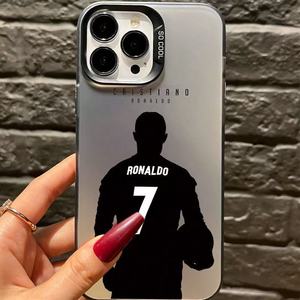 Lucky No.7 <span class=keywords><strong>Ronaldo</strong></span> Football Star Designer <span class=keywords><strong>Coque</strong></span> de téléphone pour iPhone XR XS 11 12 13 Mini 14 15 16 Pro Max en matériau PC Durable - Product Image 2