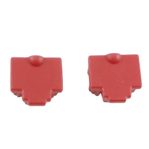 RJ12 rj14 nữ ghế P20 nhựa Khuôn đá hình thức gạch Đen đỏ trong suốt chống bụi <span class=keywords><strong>RJ11</strong></span> điện thoại chuyển đổi thẻ mạng cắm - Product Image 1