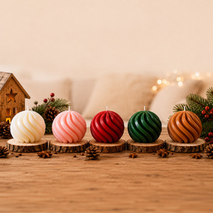 Holiday Gift Creative Christmas Decoration Rotating Spherical Scented <b>Candles</b> Home Decor Gift Aromatherapy <b>Candles</b> - Product Image 3