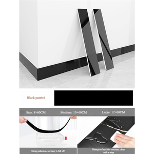 Zócalo de PVC <span class=keywords><strong>Autoadhesivo</strong></span>, Tira Decorativa para Pared, Moldura Decorativa para Azulejos, Alféizar de Ventana y Esquinas - Product Image 5
