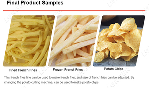Automática Industrial crujiente surgeler <span class=keywords><strong>chips</strong></span> camote <span class=keywords><strong>chips</strong></span> de procesamiento que hace la máquina papas fritas congeladas precio de la línea de producción - Product Image 5