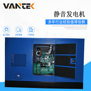 Jiangsu Wantai 50kW <b>Silent</b> Diesel <b>Generator</b> Set 220/380V Automatic Voltage Regulation 1500RPM - Product Image 2