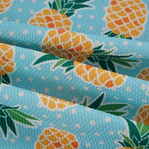 ไม่มี MOQ ที่กำหนดเองกระสุนผ้าพิมพ์ดิจิตอลลิเวอร์พูลถักผ้าโพลีเอสเตอร์สำหรับโบว์ - Product Image 6