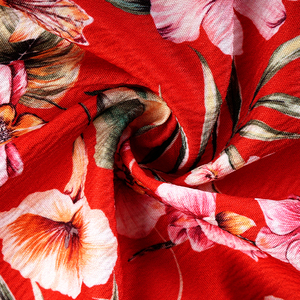 Custom ODM High Quality Designer Printed Crepe Jersey <b>Polyester</b> Crepe <b>Fabric</b> For Fashion Apparel Textile - Product Image 6