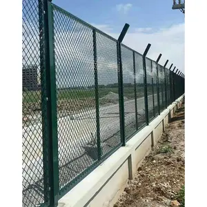 High Quality Mild Steel Galvanized Expanded Metal Grid Mesh Fence