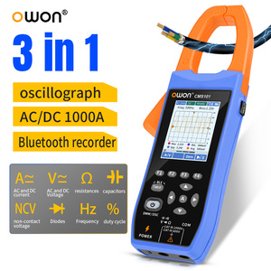 Para <span class=keywords><strong>Owon</strong></span> Cms101/061 Medidor de abrazadera de <span class=keywords><strong>osciloscopio</strong></span> digital Valor efectivo de CA y CC verdadero para grabadora Bluetooth - Product Image 2