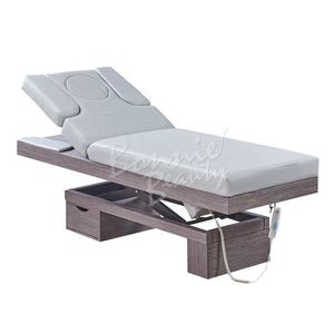 BonneBeauty Elektrisch Höhenverstellbare Beheizte Shiatsu-Massageliege aus Holz - Product Image 5