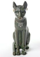 Statue de chat égyptien en polystone, Statue de chat en bronze personnalisé, Statue de Gayer Anderson, souvenirs de Parastone