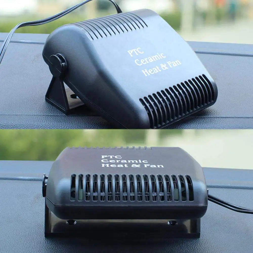Chauffage électrique Portable 2 en 1 12V 150W, ventilateur de refroidissement rapide, déflecteur de pare-brise de voiture