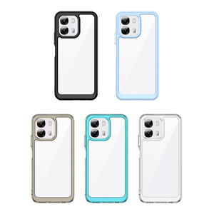 Coques de téléphone transparentes colorées avec cadre intégral Lichicase pour OPPO <span class=keywords><strong>A6</strong></span> A6S, <span class=keywords><strong>coque</strong></span> de protection - Product Image 2