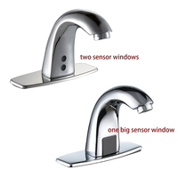 HY-128A infrarouge sans contact capteur automatique intelligent robinet en laiton mélangeur de lavabo monté sur le pont pour la maison et l'hôtel