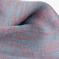 Tissu en toile respirant écologique 165 GSM, textile de chanvre coloré tissé pour vêtements, sacs, chaussures, matériaux d'artisanat, 50% chanvre 50% lin