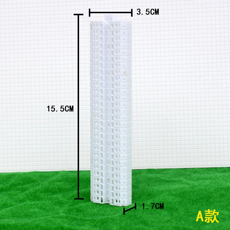 High Rise Building Model Mini Miniature High-rise Building Model, Micro Landscape Plastic Residential ...