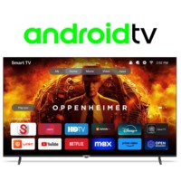 Televisor Inteligente 4K UHD FHD HD de 24 32 43 50 55 65 Pulgadas, Nuevo, Venta al por Mayor de Fábrica, 60Hz, Google TV, Sistema Operativo Android, Panel LED LCD QLED
