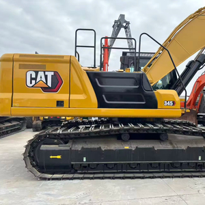 รถขุดไฮดรอลิกขนาดใหญ่ ปี 2023-2025 มือสอง Cat 345gc พร้อมห้องโดยสาร ระบบกันสะเทือน ลดเสียงรบกวน ใช้งานง่าย - Product Image 1