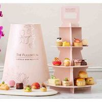 Boîtes à pâtisserie de luxe personnalisables pour service de traiteur, coffrets de thé de l'après-midi à emporter, présentoirs à thé de l'après-midi, boîtes en papier pour thé de l'après-midi sur le thème