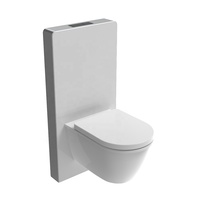 Citernes dissimulées en verre pour toilettes suspendues au mur ou au sol