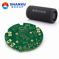 Amplificateur audio sans fil portable pour haut-parleur, PCB multicouche 4 couches, PCBA FR-4, épaisseur 2,4 mm, OSP/ENIG/Argent par immersion