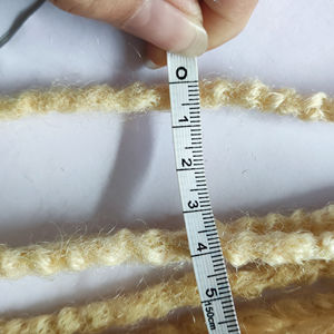 Jiffy Hair Textured Loc Dreadlocks Fait de 100% Extensions de cheveux humains Coiffure complète faite à la main de la culture <span class=keywords><strong>REGGAE</strong></span> et Hip-Hop - Product Image 4