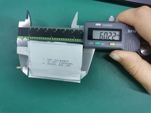 고품질 초박형 IC 카드 배터리 014460 3.7V <span class=keywords><strong>180mAh</strong></span> 충전식 초박형 리포 배터리 CE - Product Image 5