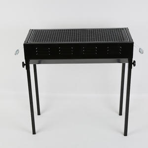 Parrilla Portátil Plegable Grande Youjiang de Acero Negro 43.3x29x23.5cm para Exteriores, Diseño Simple y Reforzado - Product Image 1