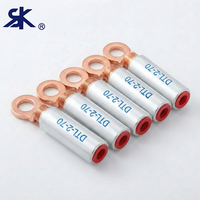 Terminal Bimetálico de Cobre y Aluminio Soldado por Fricción, Serie DTL2, Conector de Cable, Herraje de Conexión Eléctrica