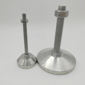 Personnalisé M6 M8 M10 M12 1/4 5/16 <span class=keywords><strong>3</strong></span>/8 1/2 5/8 Filetage Broche Pivotant Fixe Robuste Anti Vibration Supports Machine Nivellement <span class=keywords><strong>Pieds</strong></span> - Product Image 4