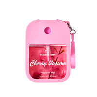 Poetry Time Grosir Parfum Gantungan Kunci 35ml Berbagai Pilihan Aroma Semprot Buah Bunga Parfum Saku Portabel dengan Pengait