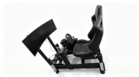 Plateforme de simulation de course 4DOF certifiée CE avec siège baquet et châssis en alliage d'aluminium 40160 – Configuration de cockpit simulateur de mouvement
