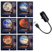 Projecteur de logo créatif pour chambre, voiture, maison, lumière d'ambiance pour chambre, ciel étoilé et lumière de lune