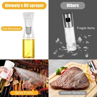 Olivenöl sprüh gerät zum Kochen 200ml Glasöl spender Flaschen spray Mister Nachfüll bares Öl essig Spritzer Spray in Lebensmittel qualität