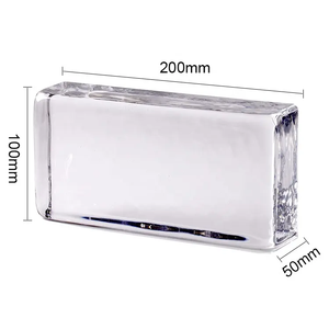 Ladrillos de <span class=keywords><strong>vidrio</strong></span> sólido con presupuesto para azulejos manchados económicos de gran valor para proyectos de decoración de cocina y exteriores - Product Image 2