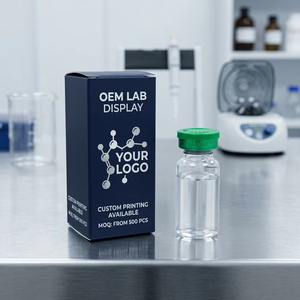 3ml 5ml 10ml Borosilicate Glass Vials with Rubber <b>Stopper</b> Hot Stamping and Custom Packaging Box - Product Image 2
