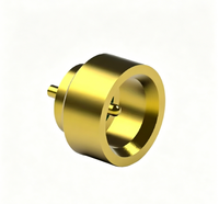 Connecteur RF mâle SSMP (M) JHD5-S1 scellé au verre avec coque en alliage Kovar, impédance 50 ohms, mini-passage coaxial étanche