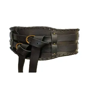 Cinturón Ancho Medieval Vintage <span class=keywords><strong>para</strong></span> <span class=keywords><strong>Hombre</strong></span>, Armadura <span class=keywords><strong>de</strong></span> Caballero, Accesorios Vikingos Piratas <span class=keywords><strong>de</strong></span> la Edad Media, Accesorios Steampunk, Disfraz <span class=keywords><strong>de</strong></span> Cosplay <span class=keywords><strong>para</strong></span> Adultos - Product Image 1