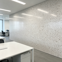 Revêtement mural personnalisé en usine en Chine, imperméable, pour hôtel, centre commercial, décoration murale intérieure
