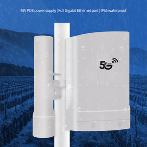 CPE desbloqueado para exteriores 5G con tarjeta <span class=keywords><strong>Sim</strong></span> enrutador inalámbrico 48V/1A IP65 3LAN + 1WAN banda dual WiFi 2,4/5GHz antena 5G/LTE incorporada - Product Image 2