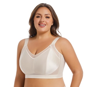 <span class=keywords><strong>Reggiseno</strong></span> Plus Size con Copertura Totale dalla Coppa C alla G, <span class=keywords><strong>Senza</strong></span> Ferretto, Traspirante, <span class=keywords><strong>Senza</strong></span> Cuciture, con Coppe Sottili e Comfort Elevato - Product Image 3