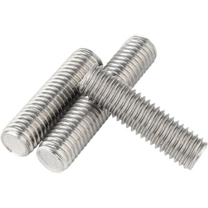 Tiges filetées métriques en acier inoxydable 18-8, galvanisées, pour plafonds suspendus, filetage double extrémité, de M6 à M8 1/2 2/3 pouces - Product Image 1